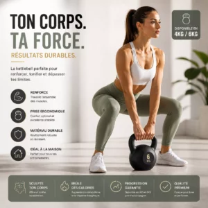 Kettlebell Eau 4kg/6kg Fitness